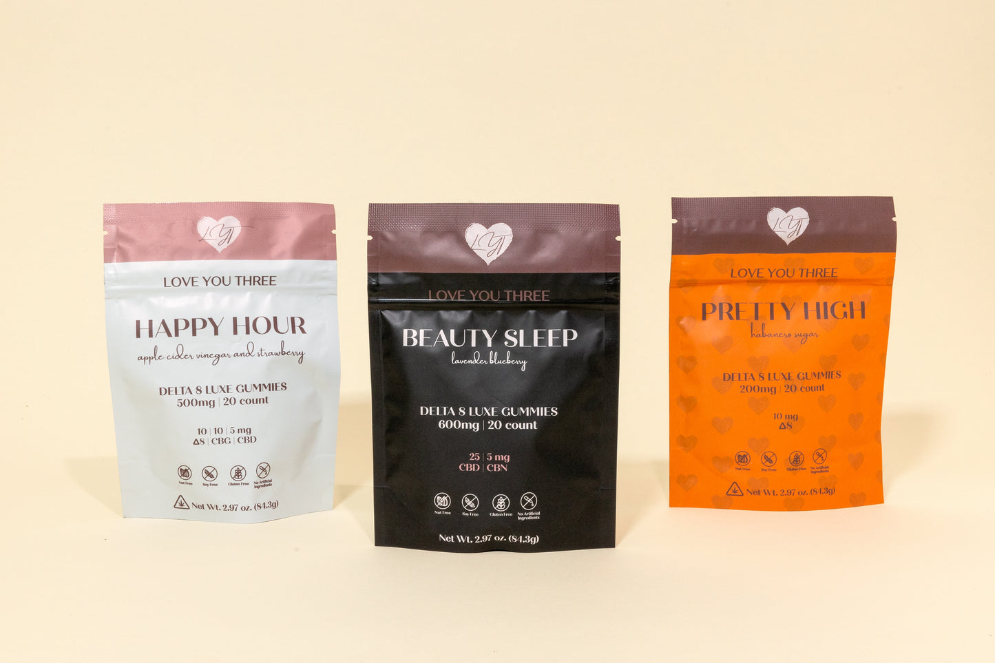 Pretty High Habanero Sugar Luxe Gummy with Delta-8