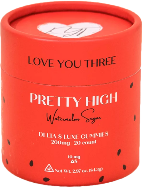 Pretty High Watermelon Sugar Luxe Gummies